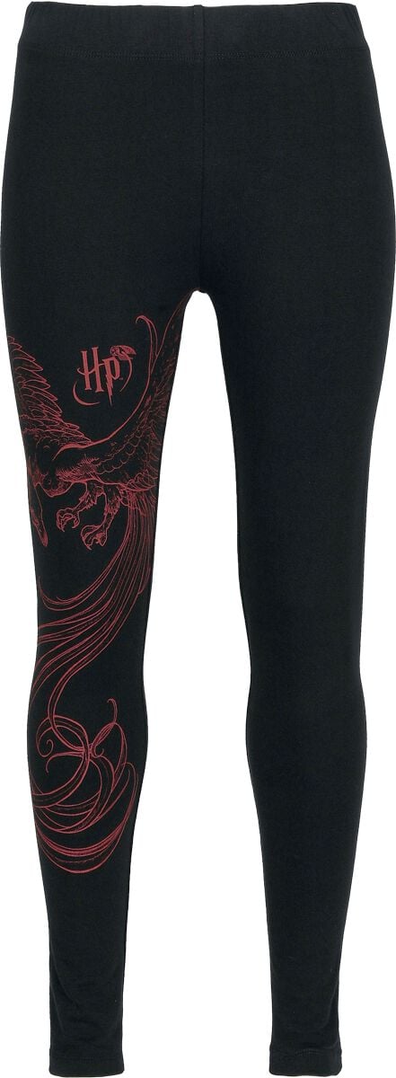 Legging  de Harry Potter - Phoenix - S à M - pour Femme - noir - Harry Potter