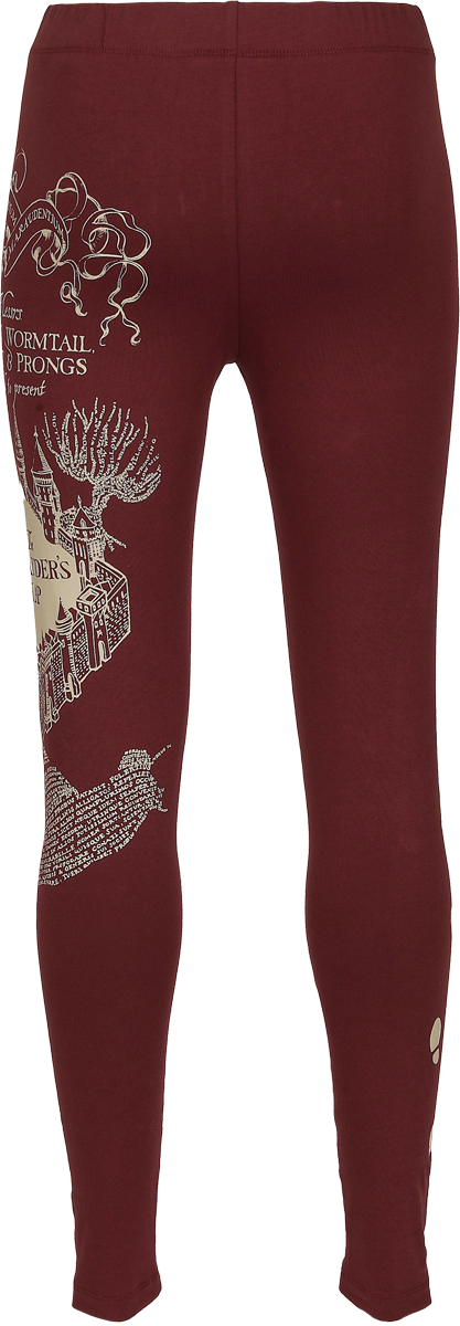 Legging  de Harry Potter - La Carte Du Maraudeur - S à 3XL - pour Femme - multicolore - Harry Potter - View 2
