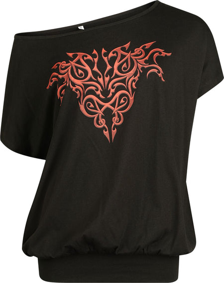 T-Shirt Manches courtes  de Game Of Thrones - House of the Dragon - S à 3XL - pour Femme - noir - Game Of Thrones