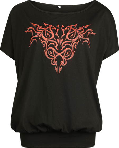 T-Shirt Manches courtes  de Game Of Thrones - House of the Dragon - S à 3XL - pour Femme - noir - Game Of Thrones - View 2