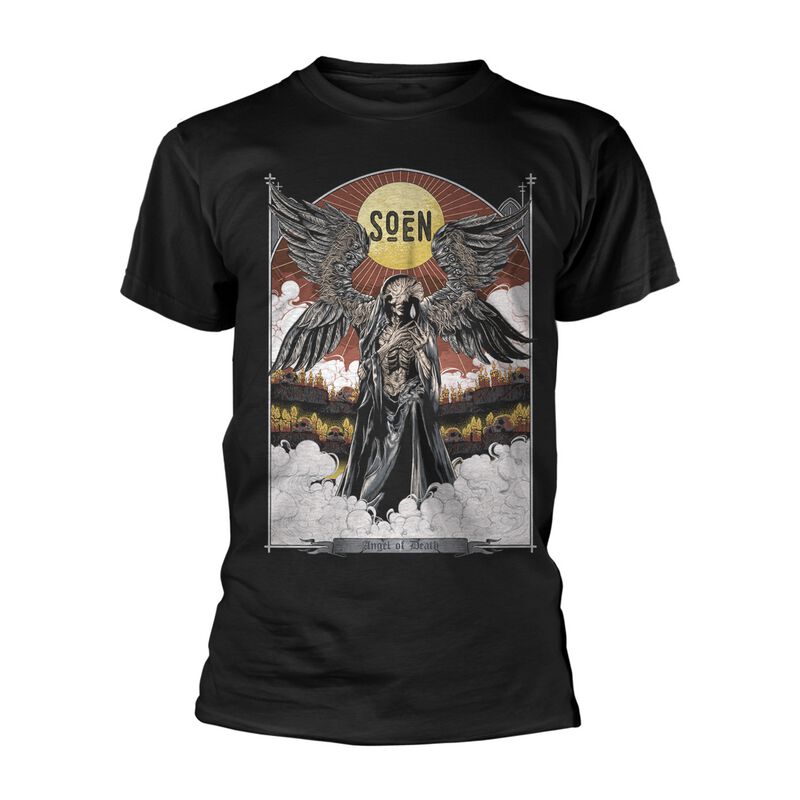 T-Shirt Manches courtes  de Soen - Angel Of Death - S à XXL - pour Homme - noir - Soen