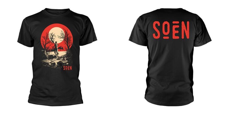 T-Shirt Manches courtes  de Soen - Redmoon - S à XXL - pour Homme - noir - Soen