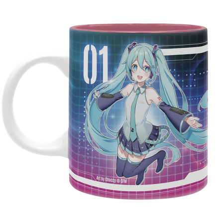 Mug  de Hatsune Miku - Cyberpunk - pour Unisexe - multicolore - Hatsune Miku - View 2
