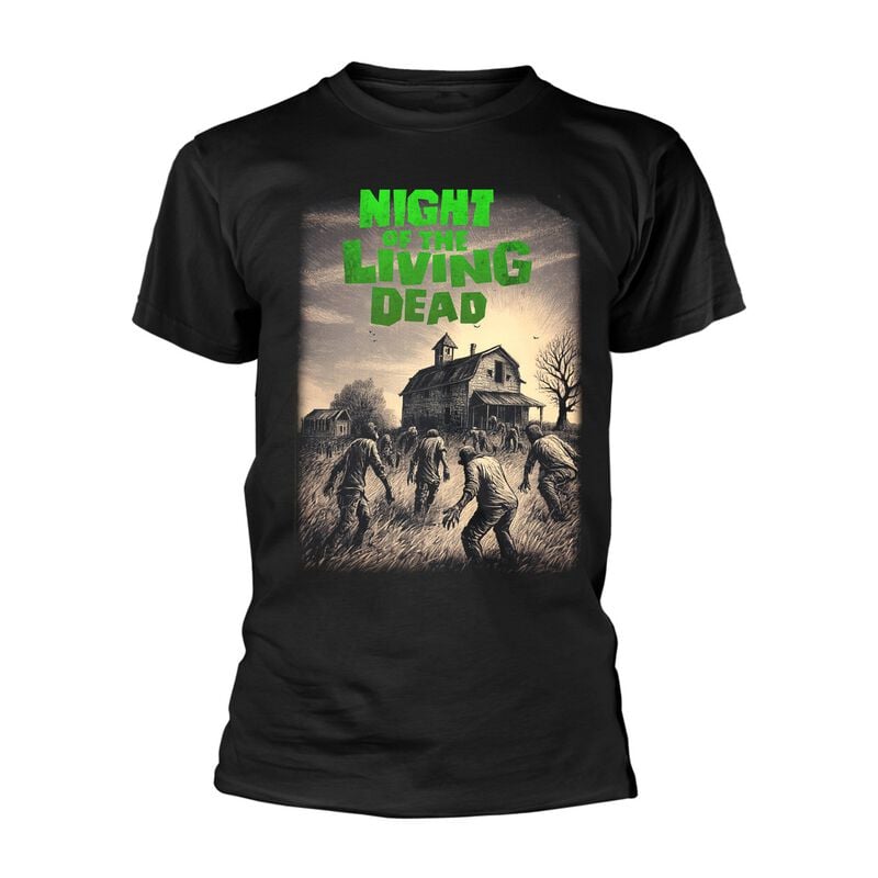 T-Shirt Manches courtes  de Night Of The Living Dead - Siege - S à 3XL - pour Homme - noir - Night Of The Living Dead