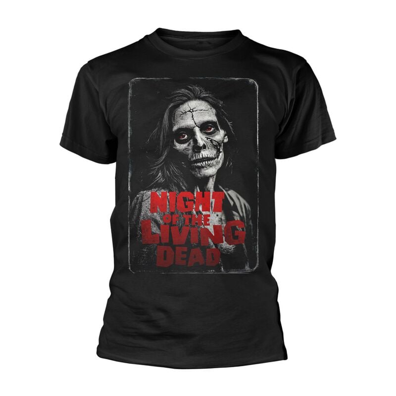 T-Shirt Manches courtes  de Night Of The Living Dead - Zombie F3 - S à XXL - pour Homme - noir - Night Of The Living Dead