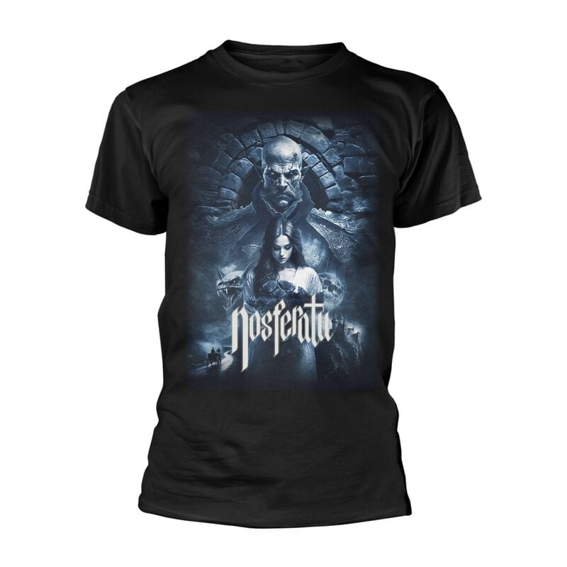 T-Shirt Manches courtes  de Nosferatu - Dark Castle - M à 3XL - pour Homme - noir - Nosferatu