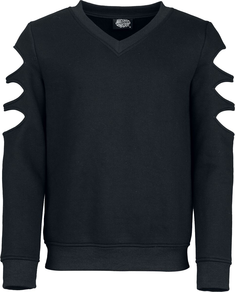 Sweat-shirt Gothic de H&R London - Sweat Noir - S à XXL - pour Homme - noir - H&R London