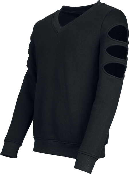 Sweat-shirt Gothic de H&R London - Sweat Noir - S à XXL - pour Homme - noir - H&R London - View 2