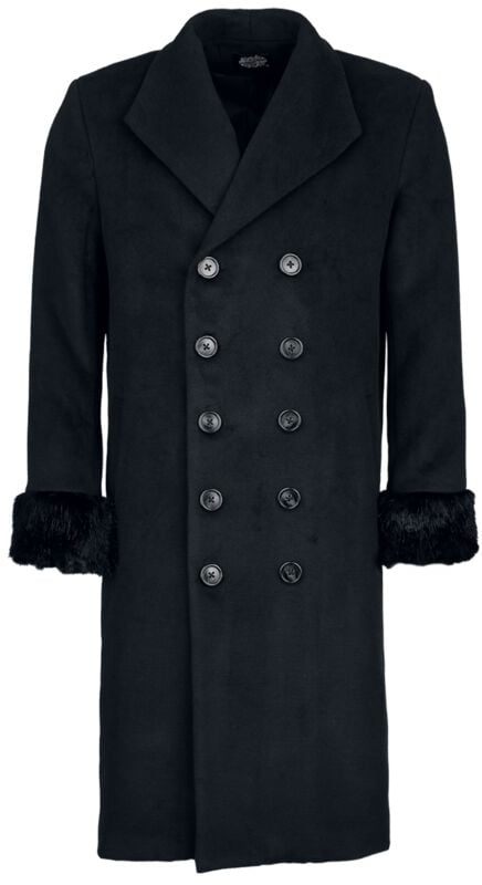 Manteaux Gothic de H&R London - Black Coat - S à 4XL - pour Homme - noir - H&R London