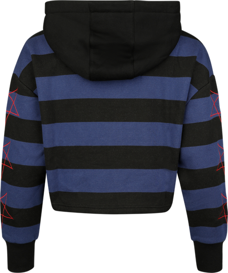 Sweat-shirt à capuche Fun de Steven Rhodes - Catanic Panic - Oversize - S à XXL - pour Femme - bleu/noir - Steven Rhodes - View 2