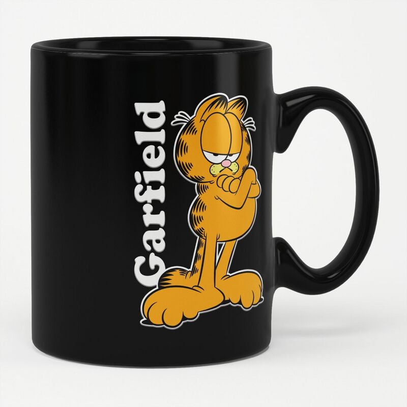 Mug  de Garfield - Pose - pour Unisexe - noir - Garfield