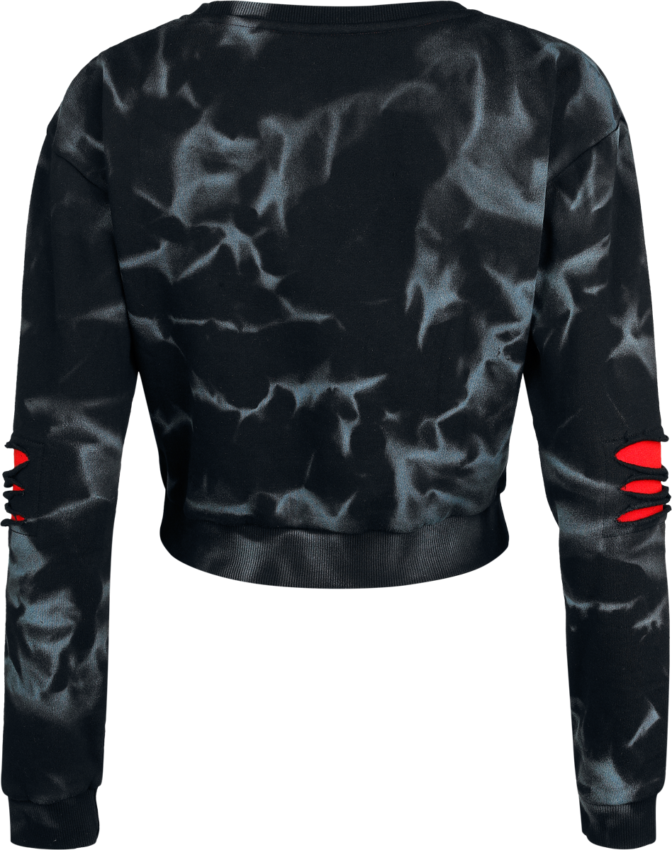 Sweat-shirt Fun de Steven Rhodes - Rise Above the Bullshit - S à XXL - pour Femme - bleu/noir - Steven Rhodes - View 2