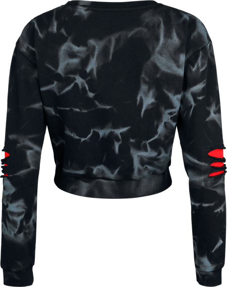Sweat-shirt Fun de Steven Rhodes - Rise Above the Bullshit - S à XXL - pour Femme - bleu/noir - Steven Rhodes - View 2