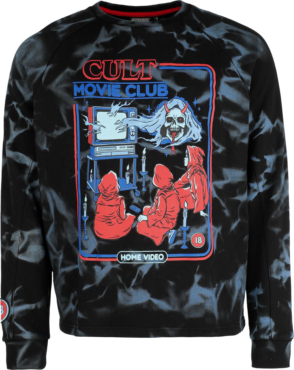 Sweat-shirt Fun de Steven Rhodes - Cult Movie Club - S à XXL - pour Homme - bleu/noir - Steven Rhodes