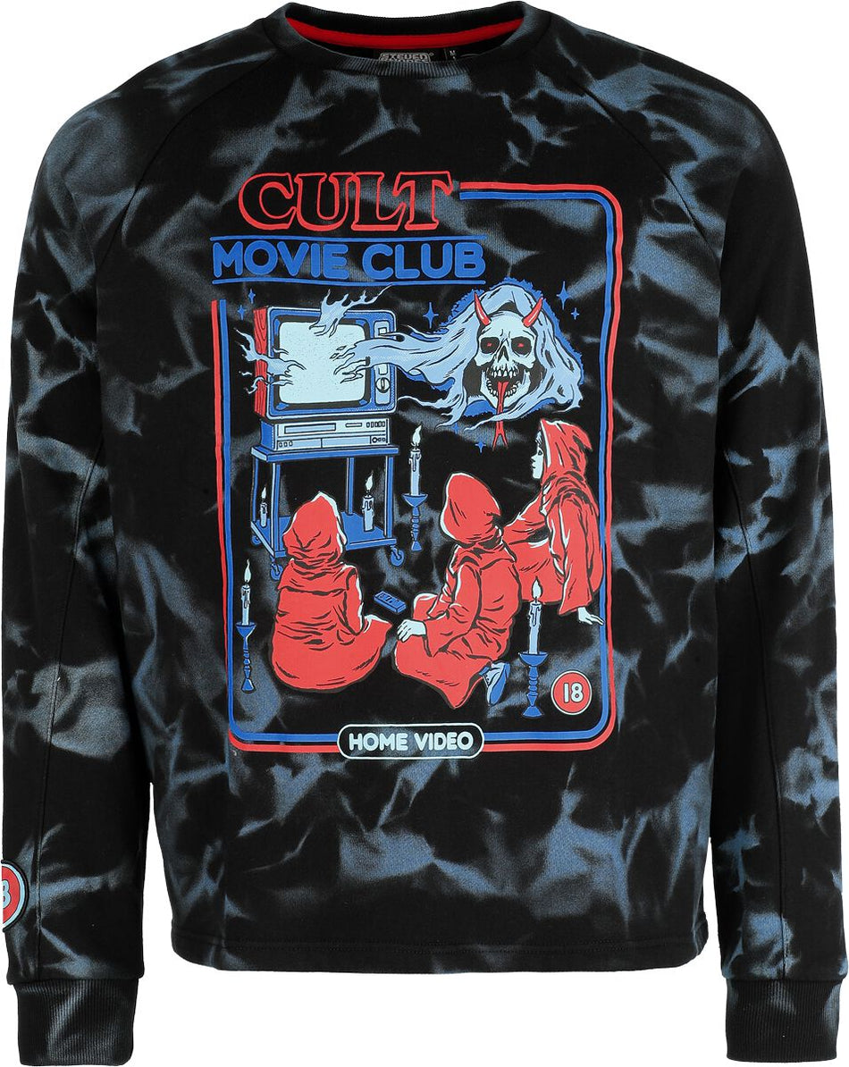Sweat-shirt Fun de Steven Rhodes - Cult Movie Club - S à XXL - pour Homme - bleu/noir - Steven Rhodes