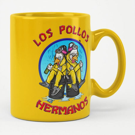 Mug  de Breaking Bad - Walter And Jesse Hermanos - pour Indifférent - jaune - Breaking Bad