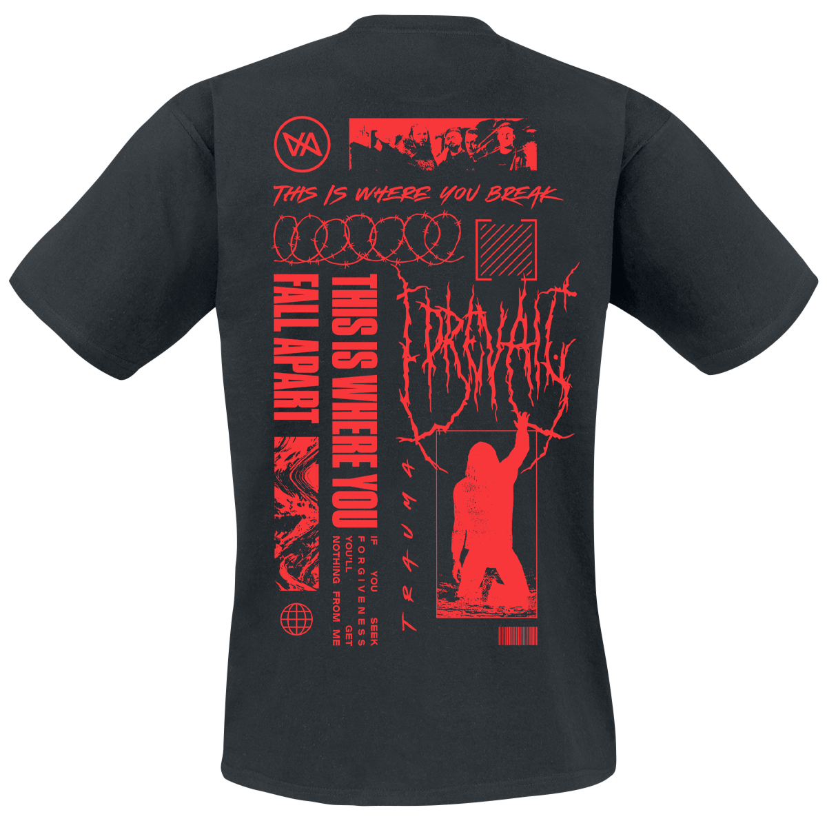 T-Shirt Manches courtes  de I Prevail - Black Metal Collage - S à XXL - pour Homme - noir - I Prevail - View 2