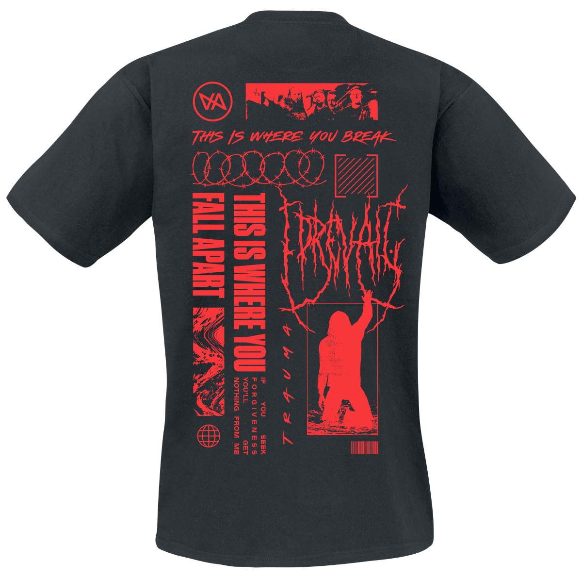 T-Shirt Manches courtes  de I Prevail - Black Metal Collage - S à XXL - pour Homme - noir - I Prevail - View 2