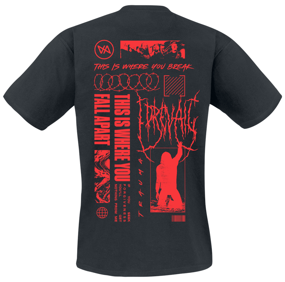 T-Shirt Manches courtes  de I Prevail - Black Metal Collage - S à XXL - pour Homme - noir - I Prevail - View 2