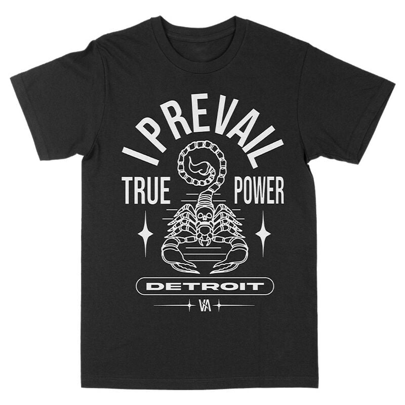 T-Shirt Manches courtes  de I Prevail - True Power Scorpion - S à XXL - pour Homme - noir - I Prevail