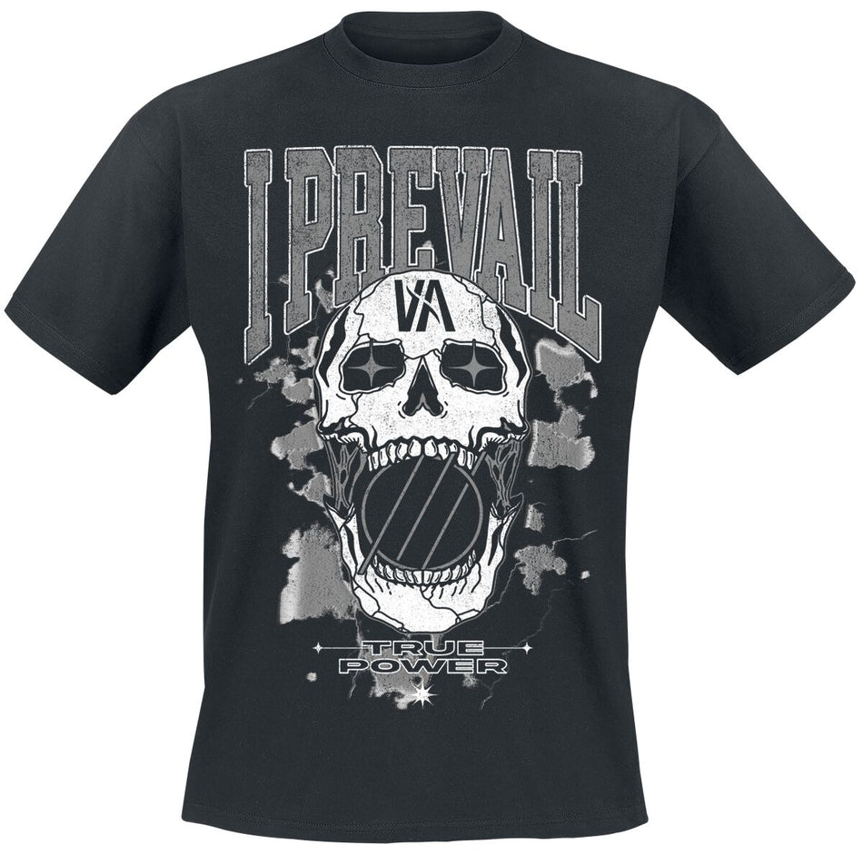 T-Shirt Manches courtes  de I Prevail - True Power Rowdy Skull - S à XL - pour Homme - noir - I Prevail