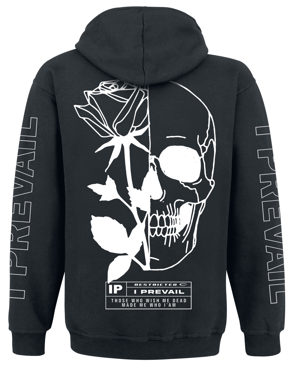 Sweat-shirt à capuche  de I Prevail - Those Who Wish Me Dead - S à XXL - pour Homme - noir - I Prevail - View 2