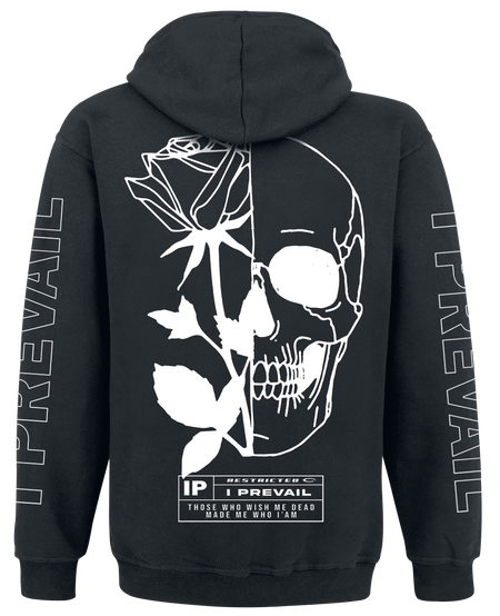 Sweat-shirt à capuche  de I Prevail - Those Who Wish Me Dead - S à XXL - pour Homme - noir - I Prevail - View 2