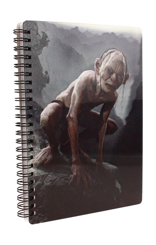 Cahier  de Le Seigneur Des Anneaux - Gollum - Carnet Effet 3D - pour Unisexe - multicolore - Le Seigneur Des Anneaux