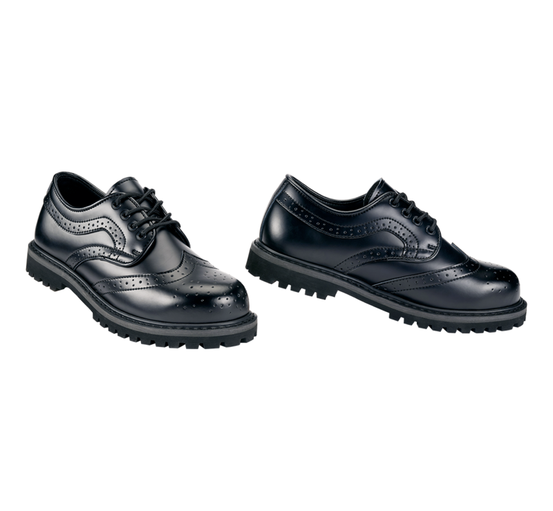 Chaussures à lacets  de Brandit - Budapester 4 Œillets - EU38 à EU46 - pour Unisexe - noir - Brandit - View 2