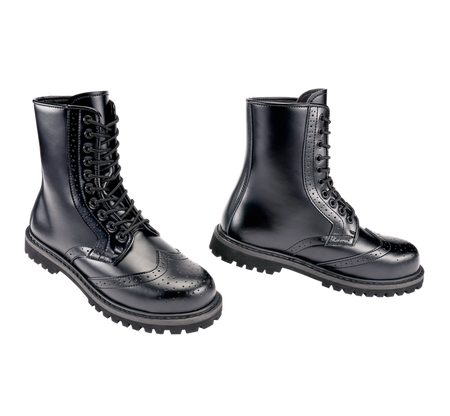Bottes  de Brandit - Budapester 10  Œillets - EU38 à EU47 - pour Unisexe - noir - Brandit - View 2