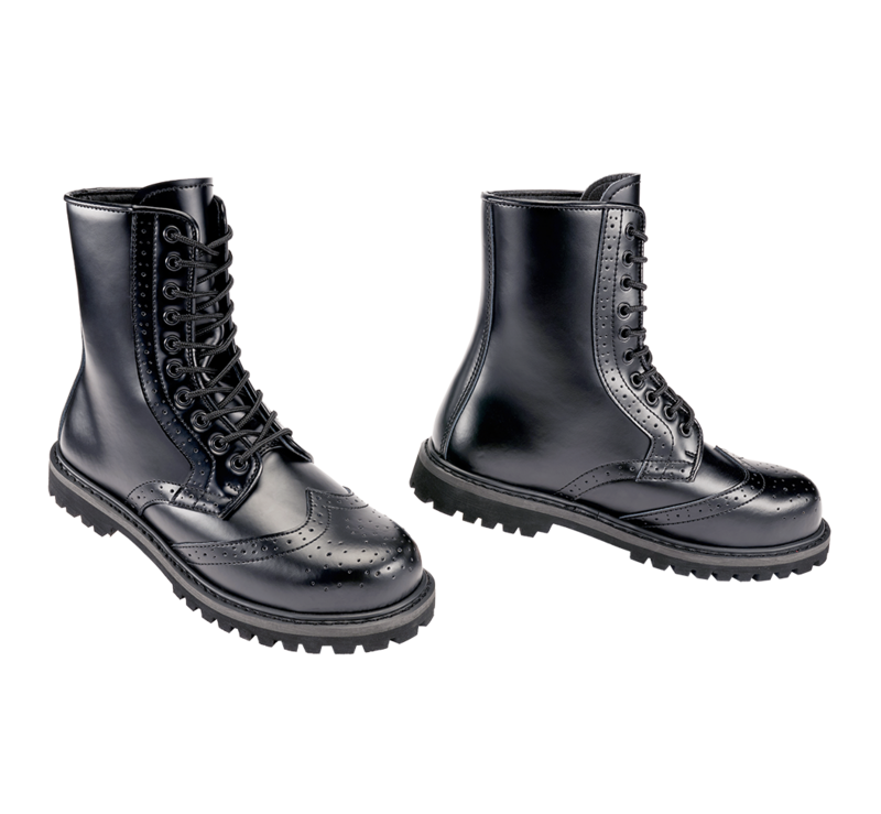 Bottes  de Brandit - Budapester 10  Œillets - EU38 à EU47 - pour Unisexe - noir - Brandit - View 2