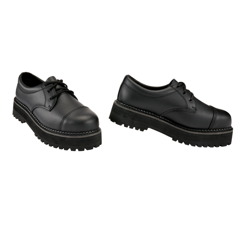 Chaussures basses  de Brandit - Brandit Plateau Phantom 3 Œillets - EU38 à EU46 - pour Unisexe - noir - Brandit - View 2