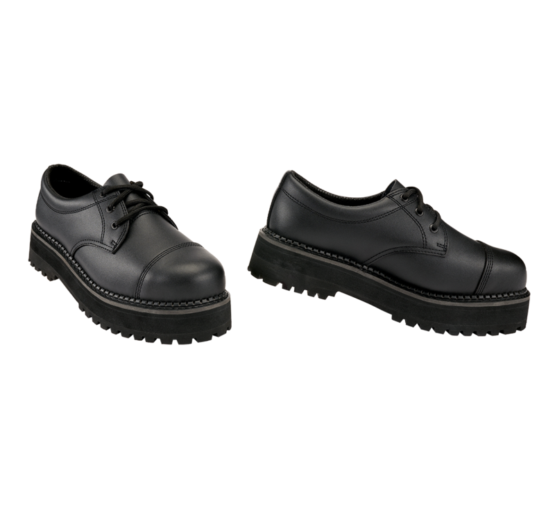 Chaussures basses  de Brandit - Brandit Plateau Phantom 3 Œillets - EU38 à EU45 - pour Unisexe - noir - Brandit - View 2