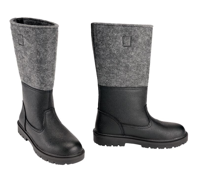 Bottes  de Brandit - Botte Caoutchouc  & Feutrine - EU41 - pour Homme - noir - Brandit