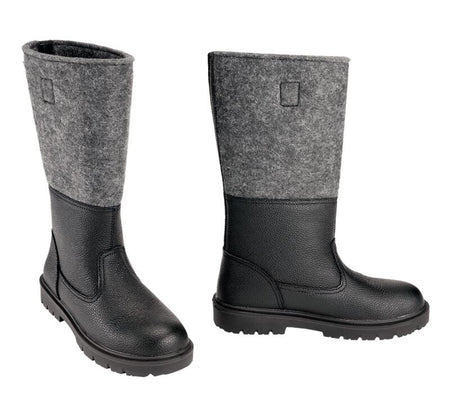 Bottes  de Brandit - Botte Caoutchouc  & Feutrine - EU41 - pour Homme - noir - Brandit