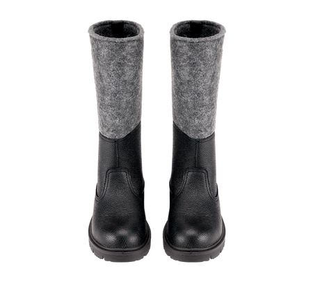 Bottes  de Brandit - Botte Caoutchouc  & Feutrine - EU41 - pour Homme - noir - Brandit - View 2