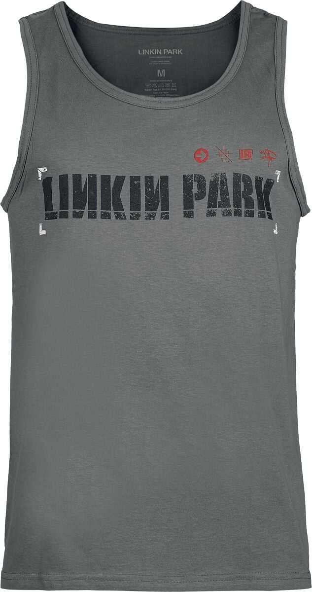 Débardeur  de Linkin Park - Hybrid Theory - S à XXL - pour Homme - anthracite - Linkin Park