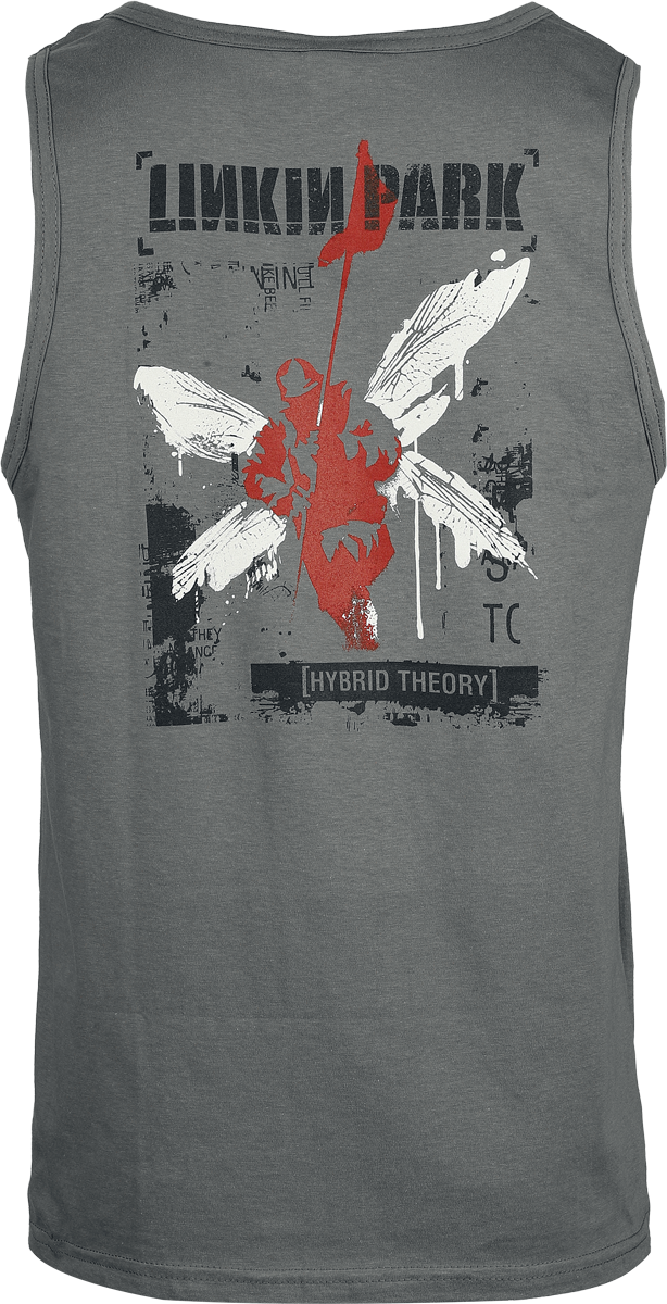 Débardeur  de Linkin Park - Hybrid Theory - S à XXL - pour Homme - anthracite - Linkin Park - View 2
