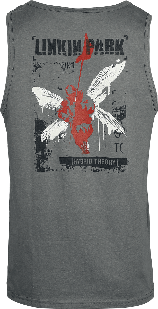 Débardeur  de Linkin Park - Hybrid Theory - S à L - pour Homme - anthracite - Linkin Park - View 2