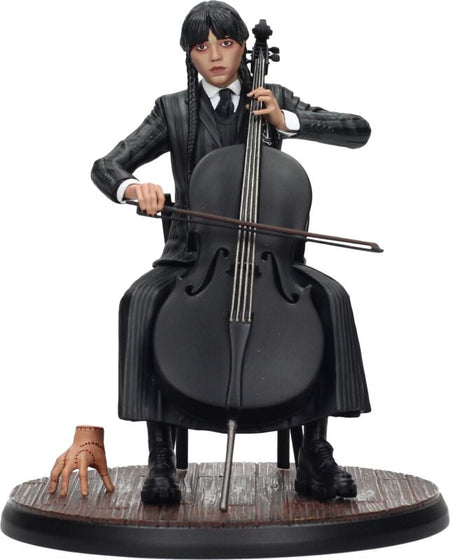 Statuette  de Wednesday - Wednesday - Playing Cello - pour Indifférent - multicolore - Wednesday