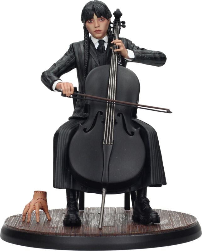Statuette  de Wednesday - Wednesday - Playing Cello - pour Indifférent - multicolore - Wednesday