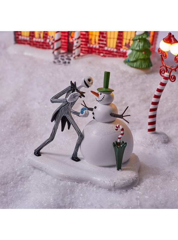 Figurine de collection Disney de L'Étrange Noël De Monsieur Jack - Jack et son Premier Bonhomme de Neige - pour Unisexe - multicolore - L'Étrange Noël De Monsieur Jack - View 2