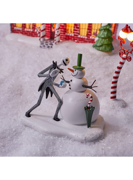 Figurine de collection Disney de L'Étrange Noël De Monsieur Jack - Jack et son Premier Bonhomme de Neige - pour Unisexe - multicolore - L'Étrange Noël De Monsieur Jack - View 2