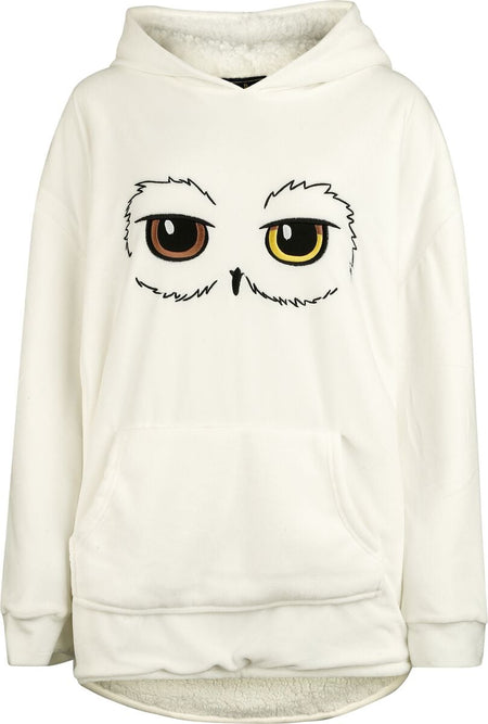 Sweat-shirt à capuche  de Harry Potter - Hedwige - Standard - pour Femme - blanc - Harry Potter