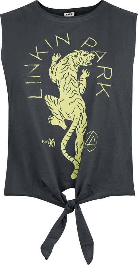 Top  de Linkin Park - Amplified Collection - Tiger - XS à XL - pour Femme - anthracite - Linkin Park