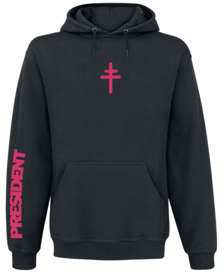 Sweat-shirt à capuche  de President - Cross - S à 3XL - pour Homme - noir - President - View 2