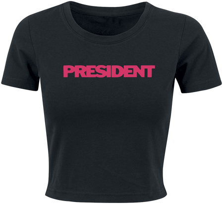 T-Shirt Manches courtes  de President - Cross - S à XXL - pour Femme - noir - President - View 2