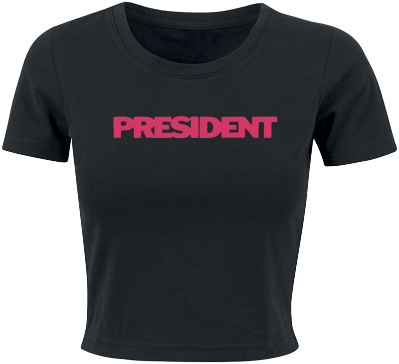 T-Shirt Manches courtes  de President - Cross - S à XXL - pour Femme - noir - President - View 2