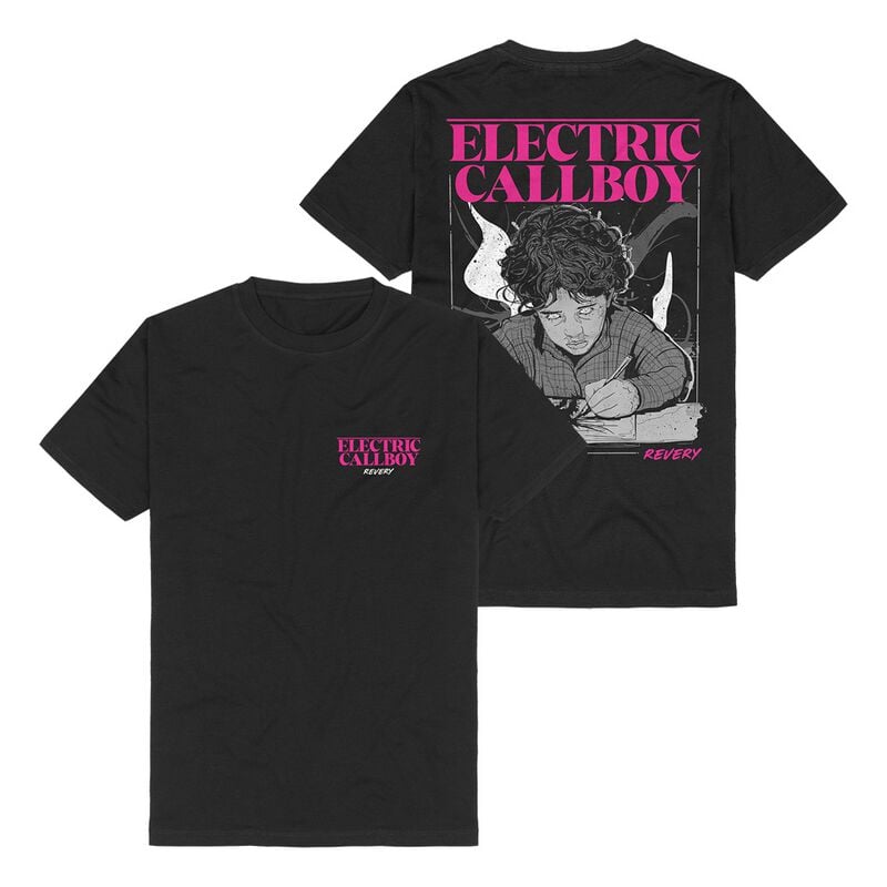T-Shirt Manches courtes  de Electric Callboy - Revery Paint - S à XXL - pour Homme - noir - Electric Callboy
