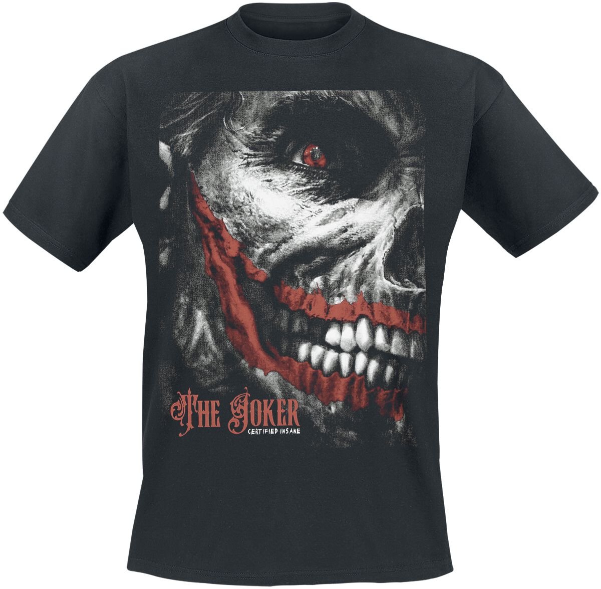 T-Shirt Manches courtes  de Batman - The Joker - Why So Serious? - S à 3XL - pour Homme - noir - Batman